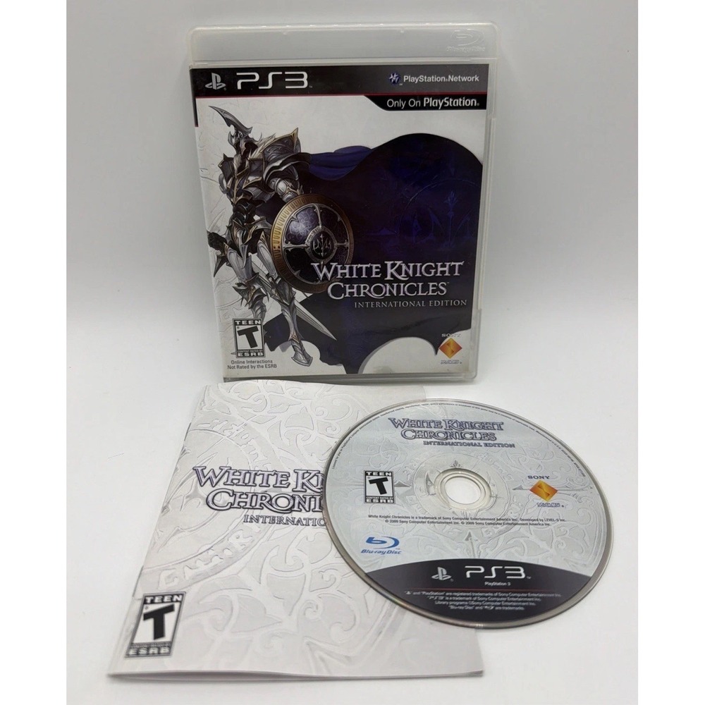 White Knight Chronicles International Edition PS3 2010 MINT Disc Complete CIB
